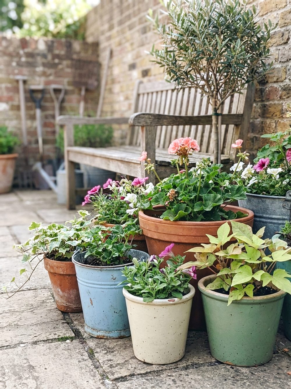 Recycled Pot Cluster