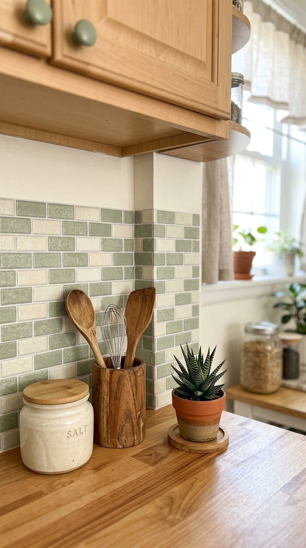 Removable Tile Backsplash