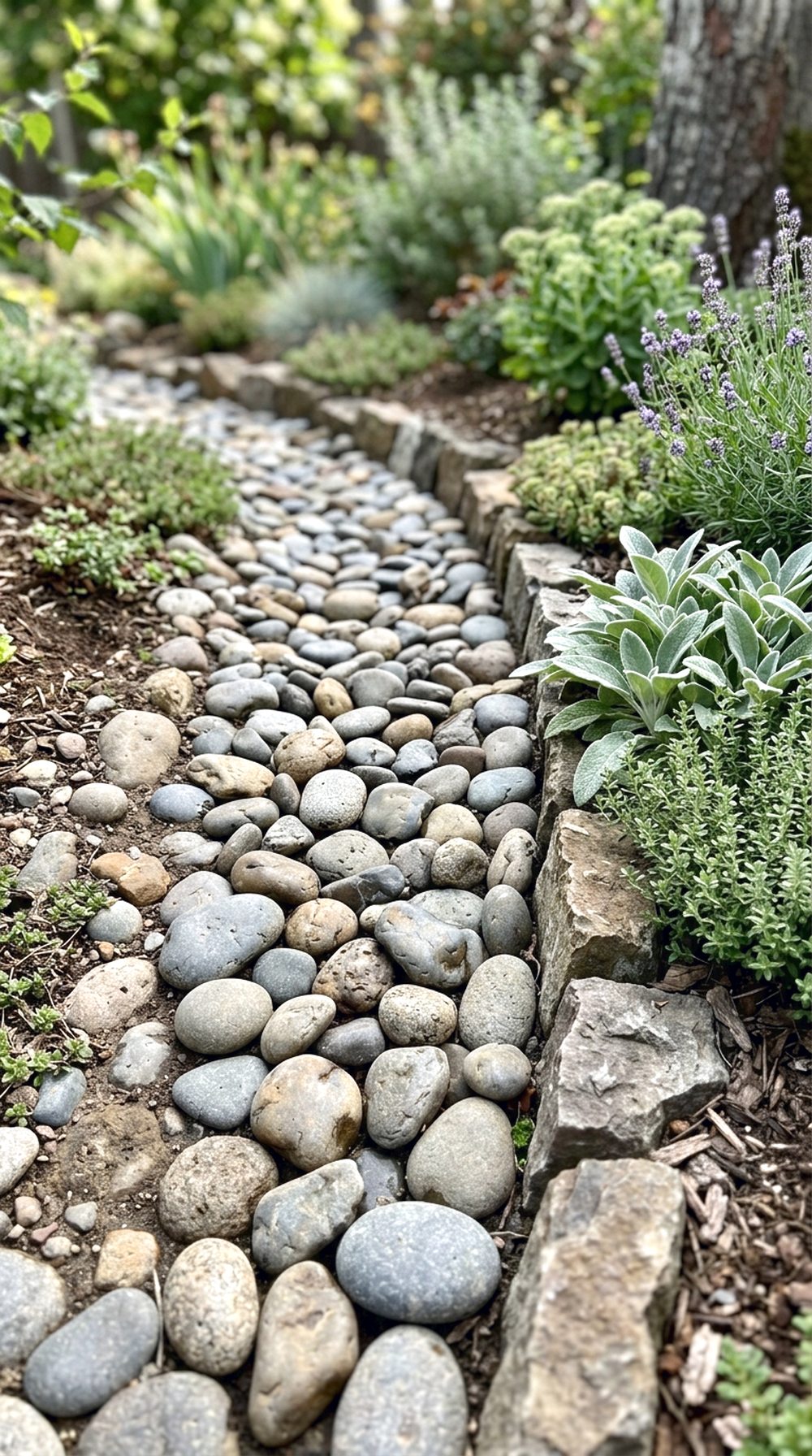 River Rock Garden Path