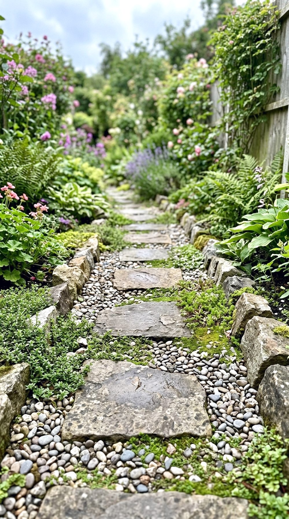 Rock Garden Stepping Stone Path