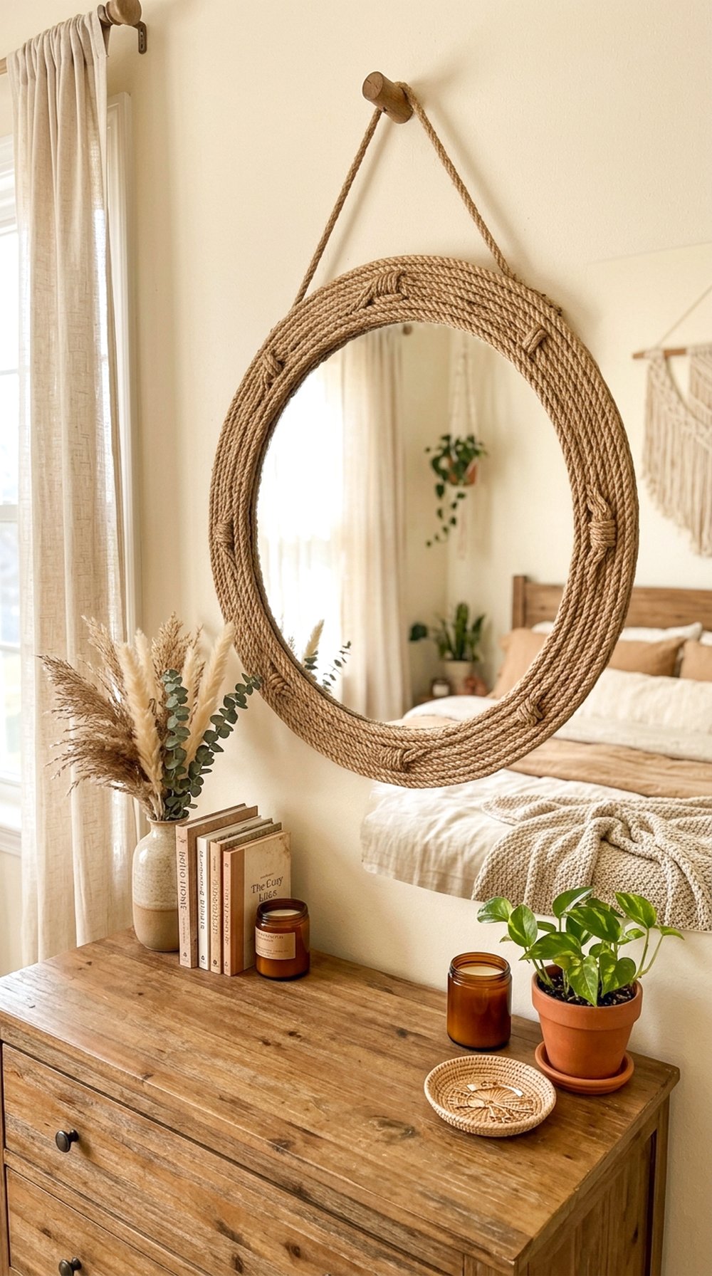 Rope Mirror Makeover