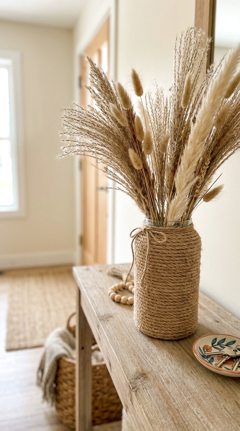Rope Wrapped Vase