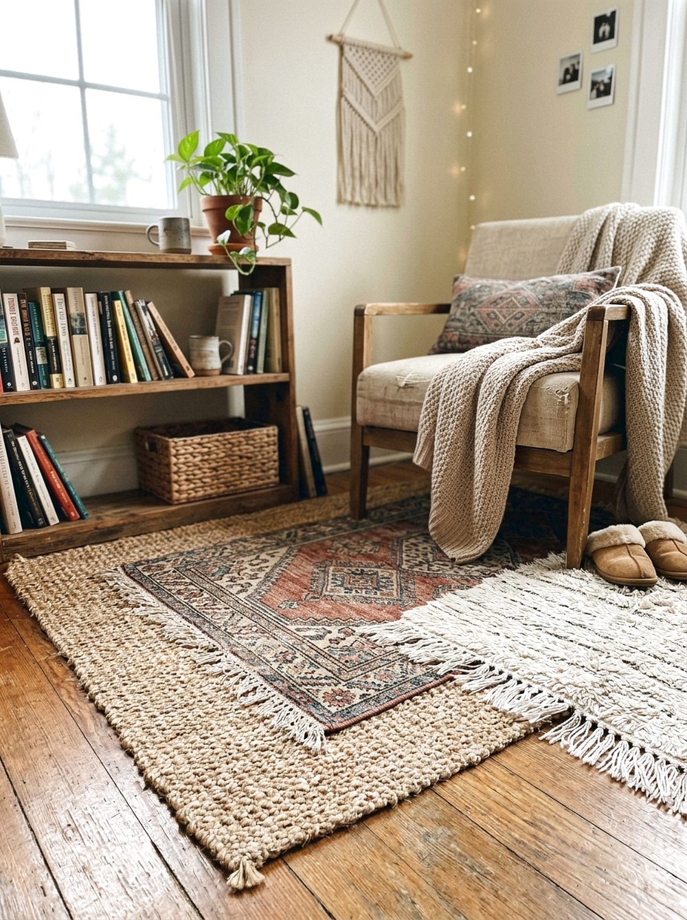 Rug Layering Corner