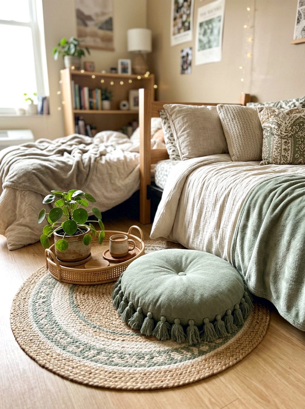 Rug and Floor Cushion