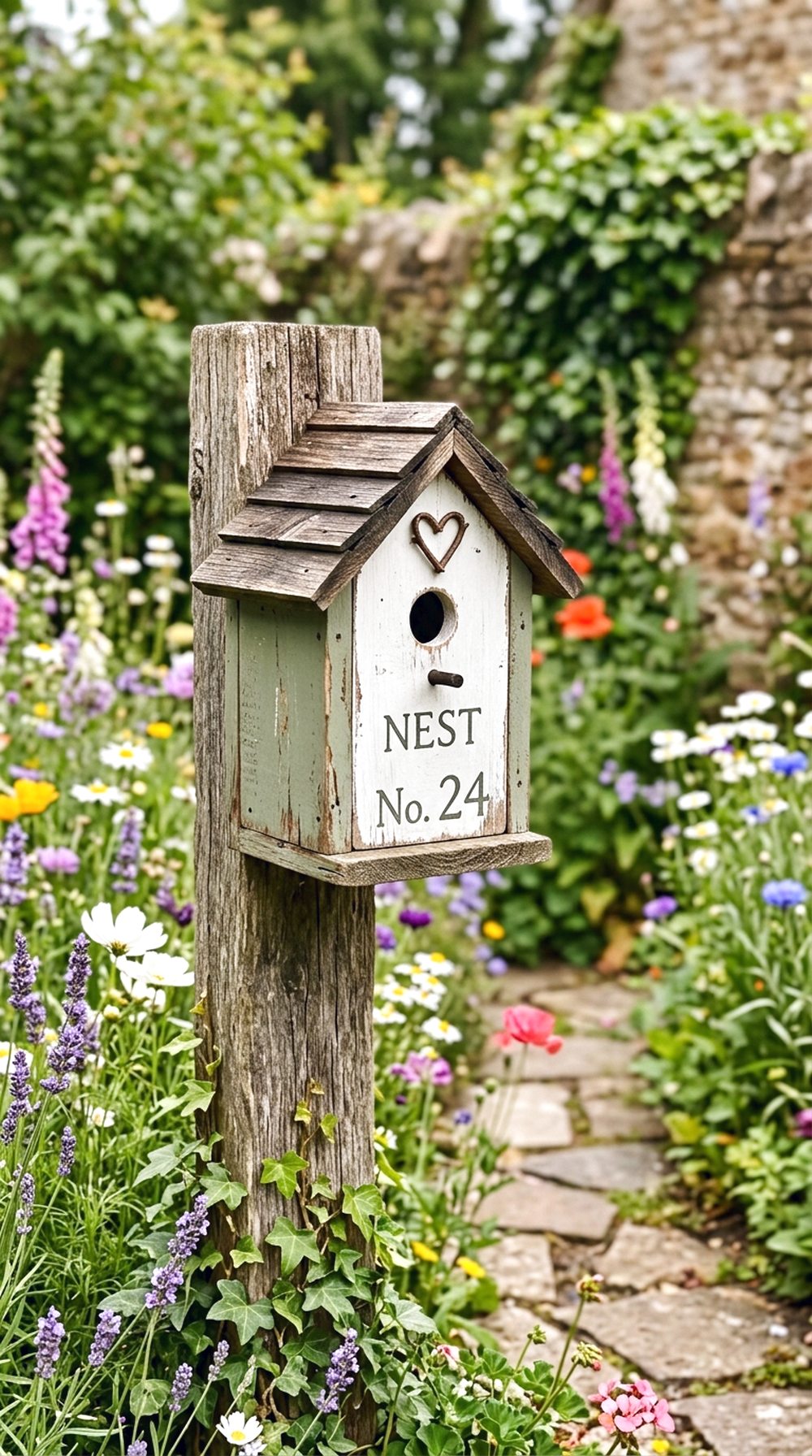 Rustic Birdhouse Corner
