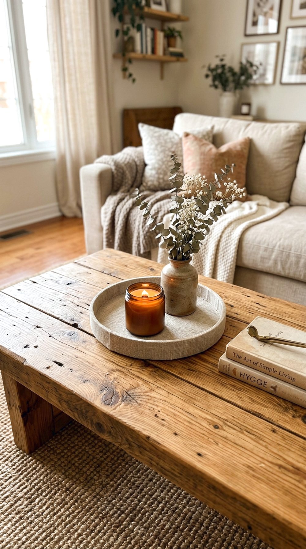 Rustic Wood Coffee Table