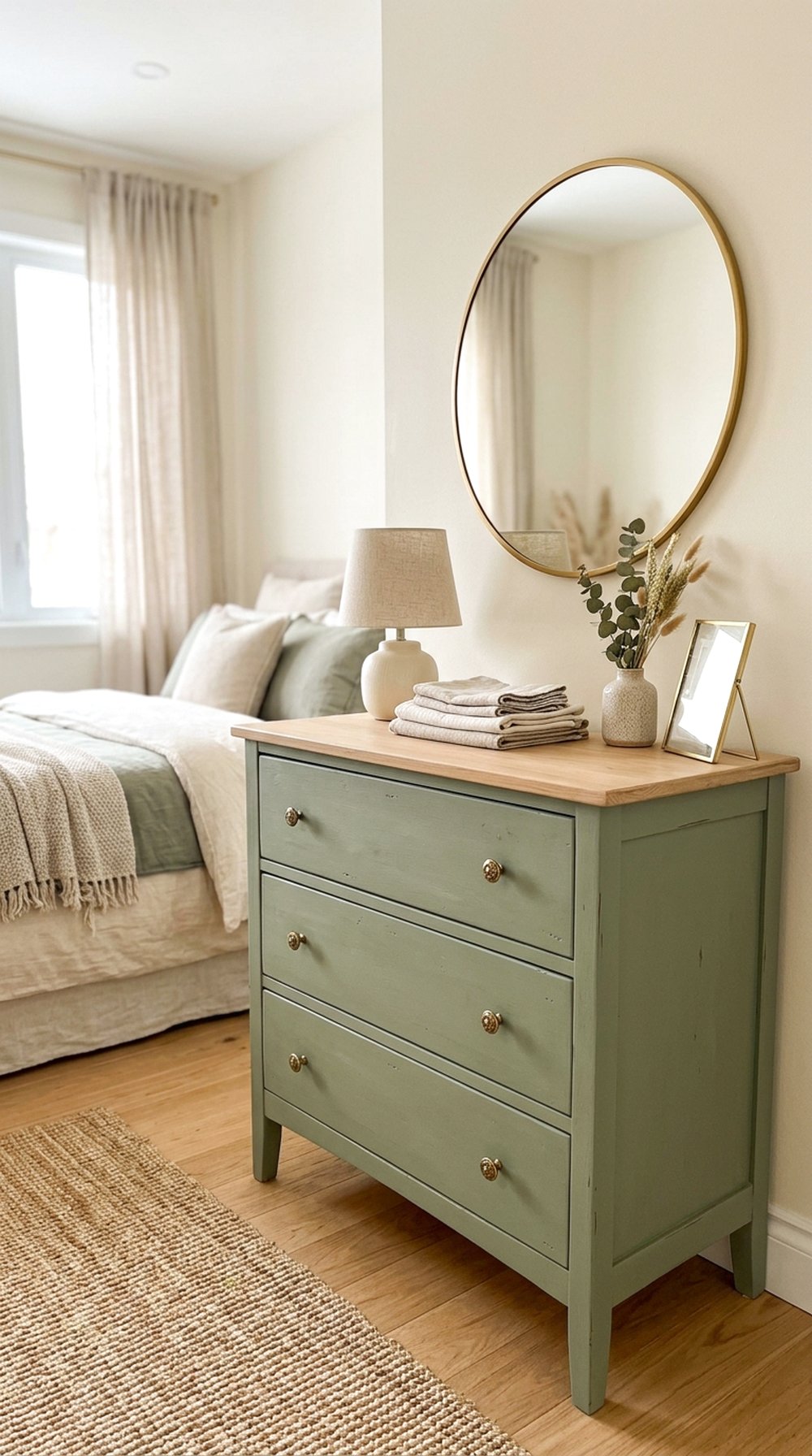 Sage Green Painted Dresser