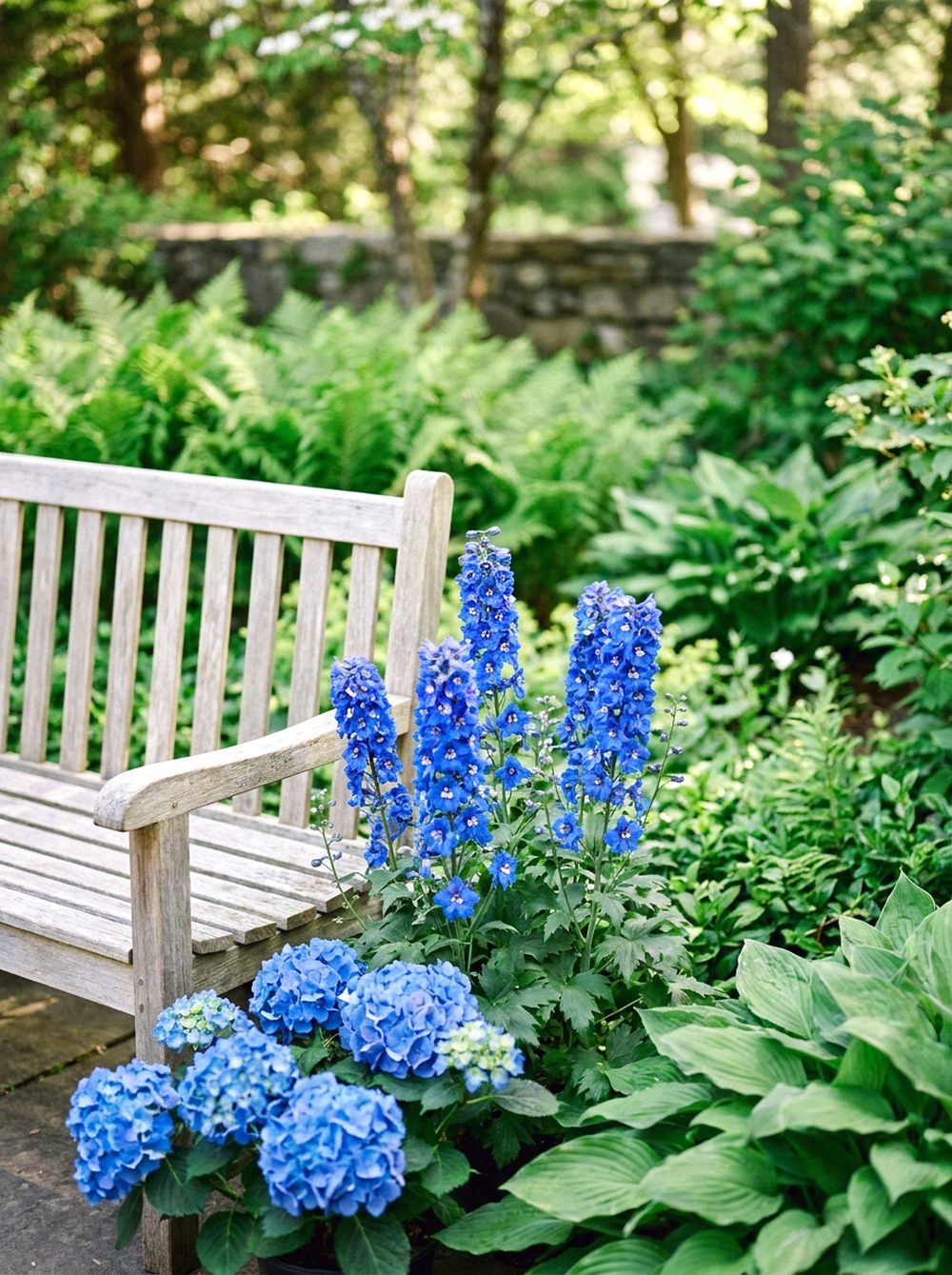 Sapphire Blue Garden Corner