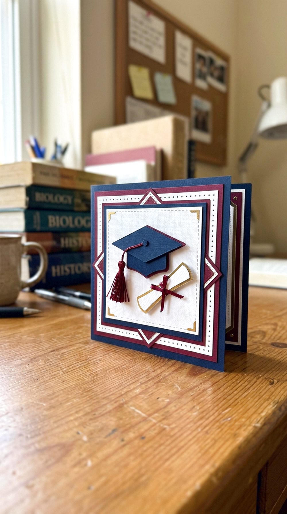 School Colors Graduation Card