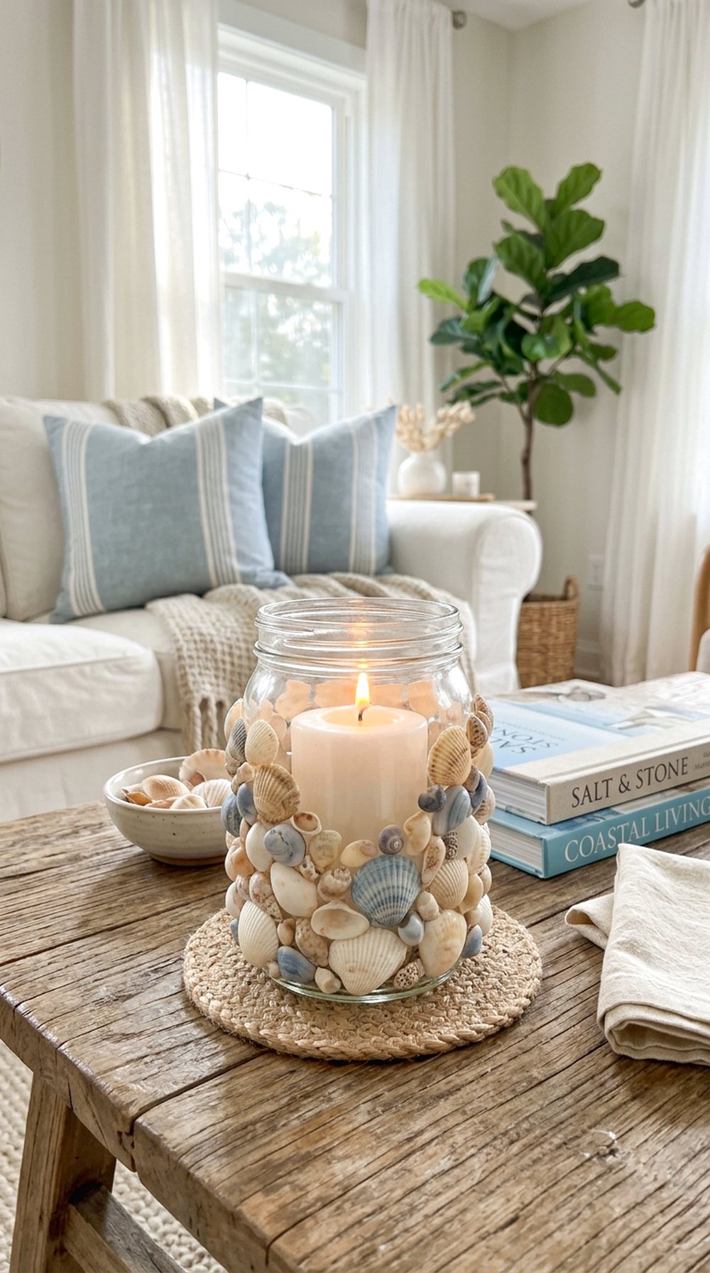 Seashell Candle Holder