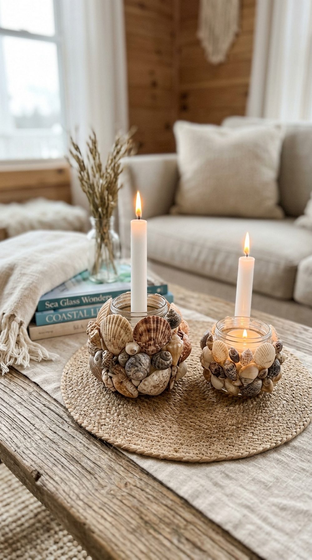 Seashell Candle Holders