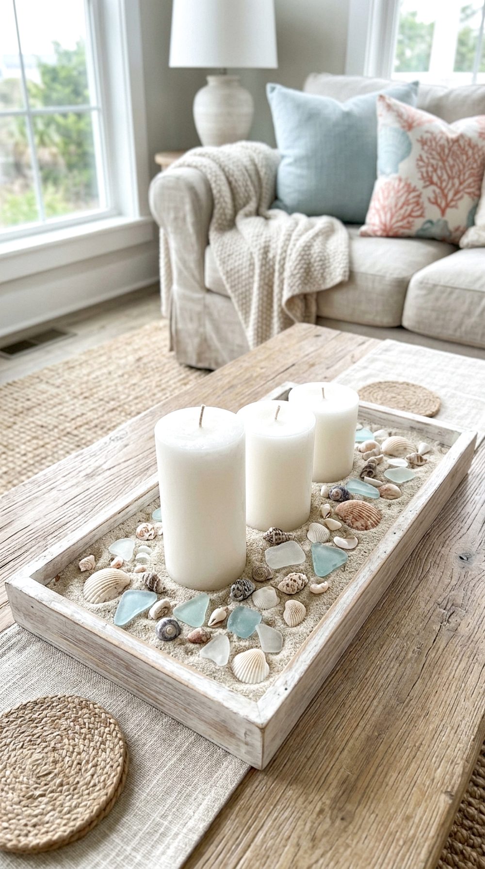 Seashell Candle Tray