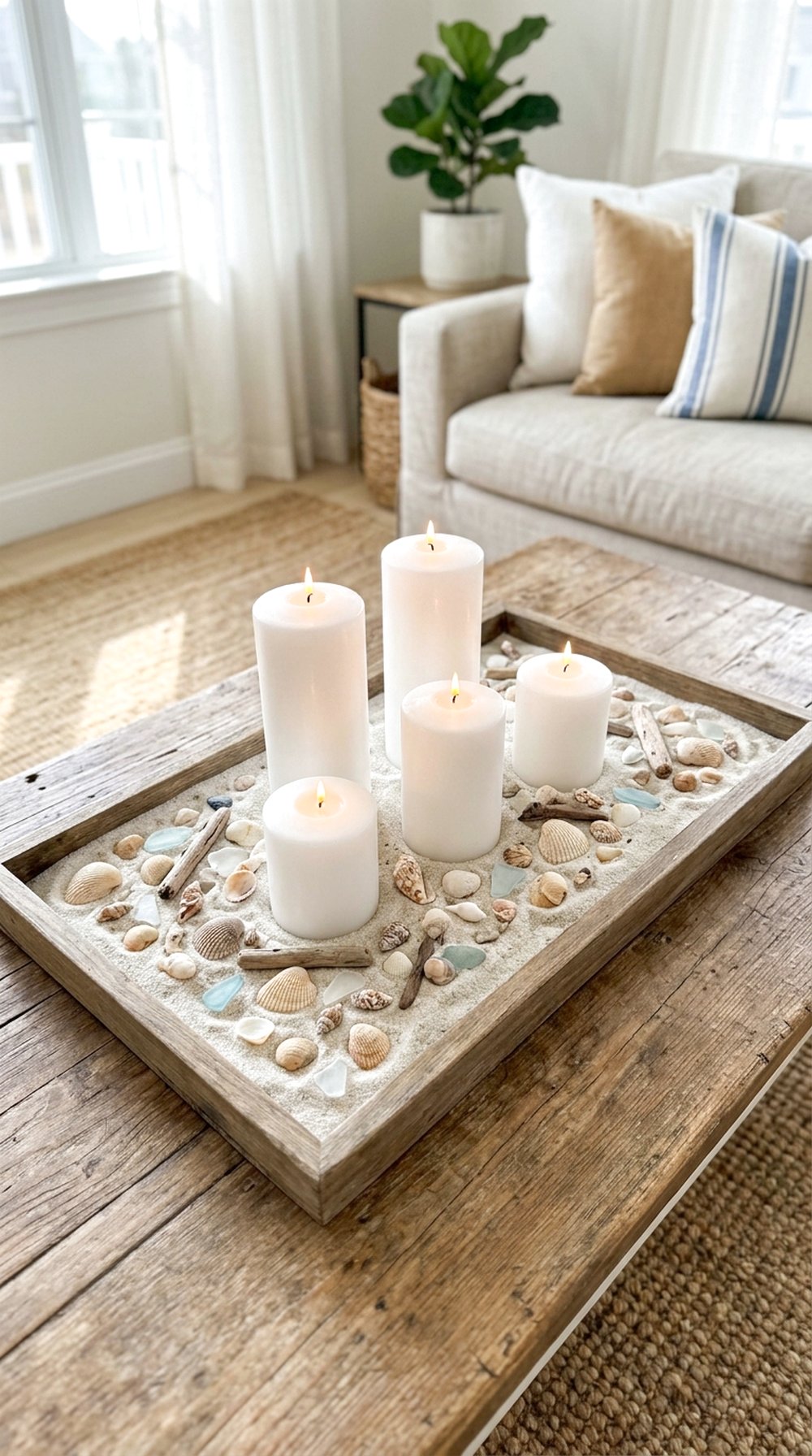 Seashell Candle Tray