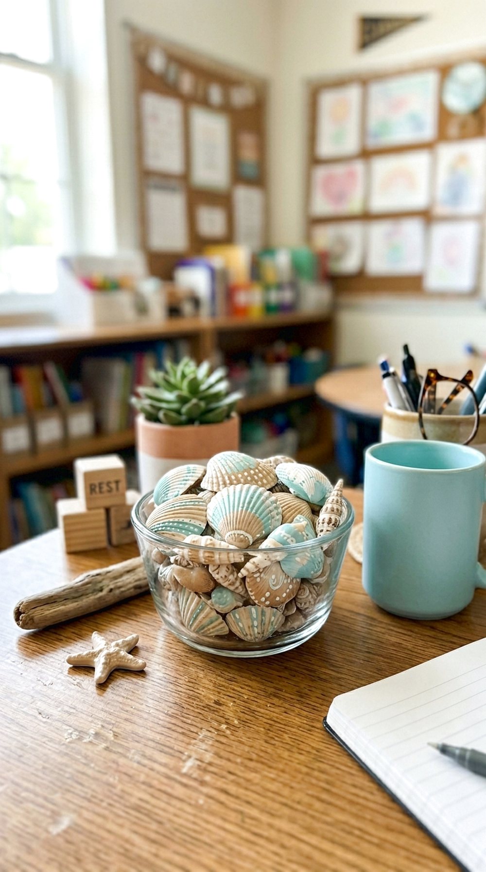 Seashell Desk Decor