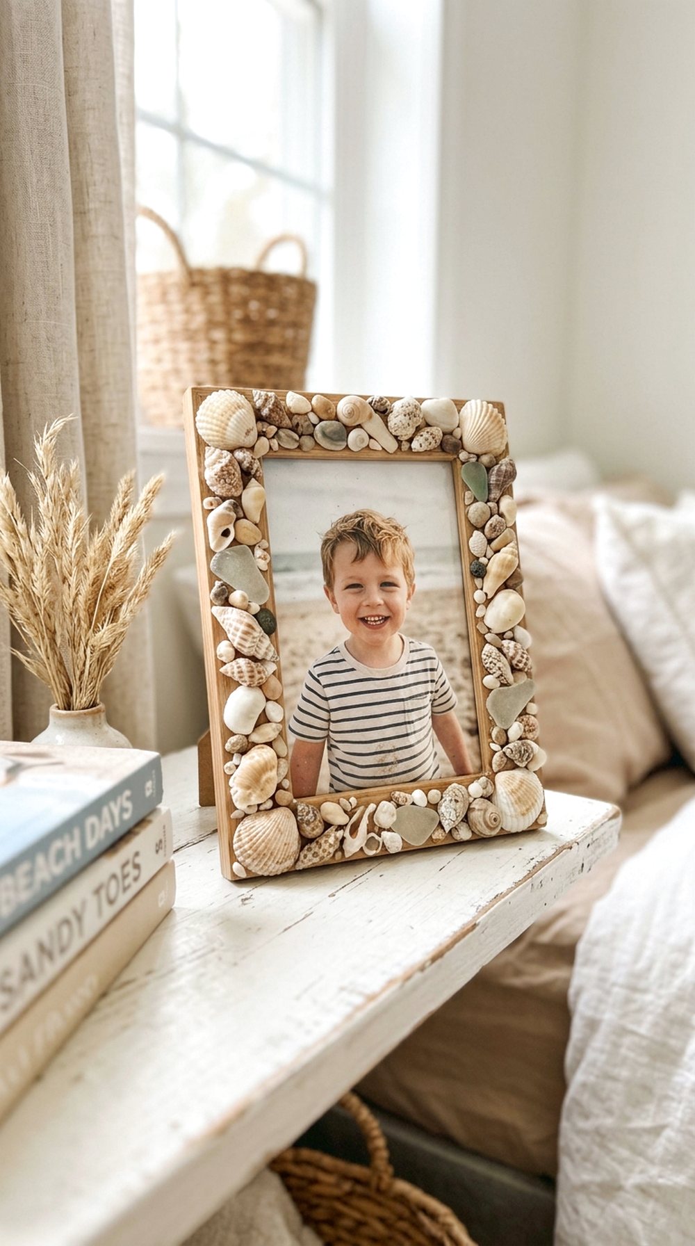 Seashell Picture Frame
