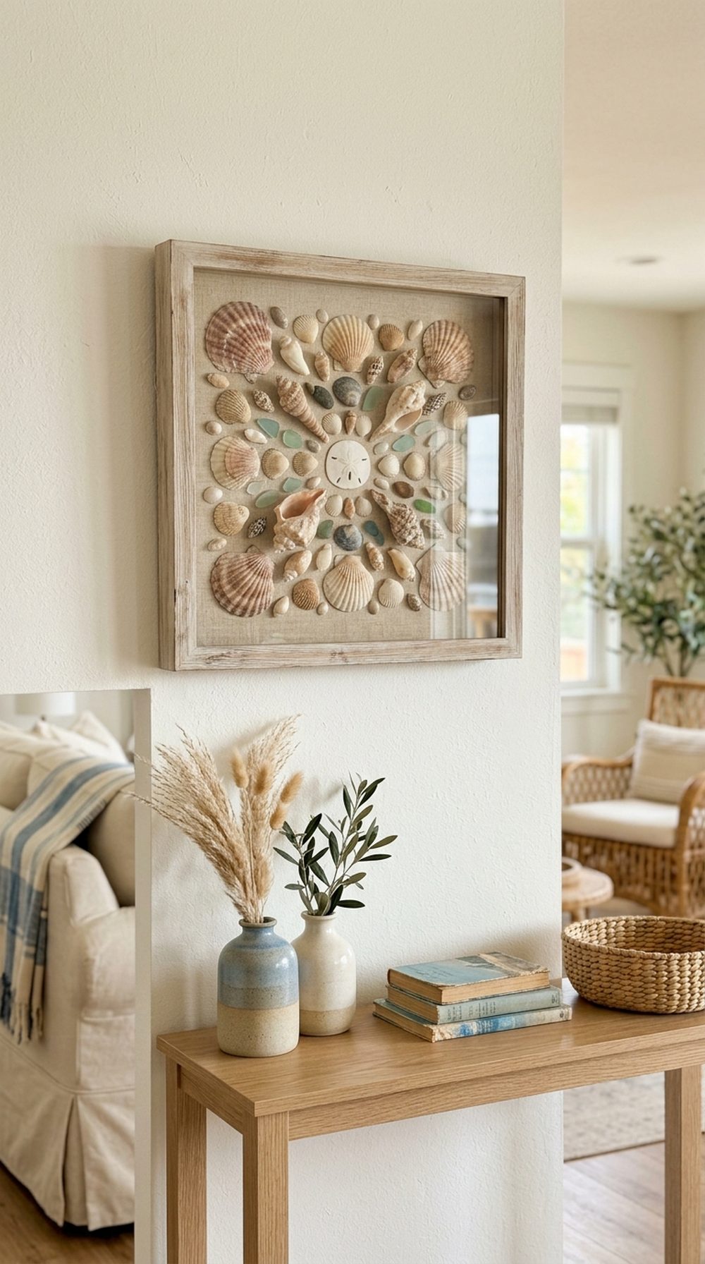 Seashell Shadow Box