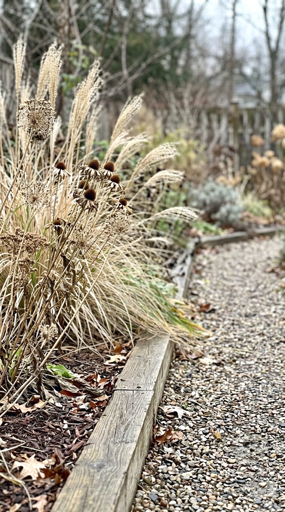 Seed Head Winter Garden