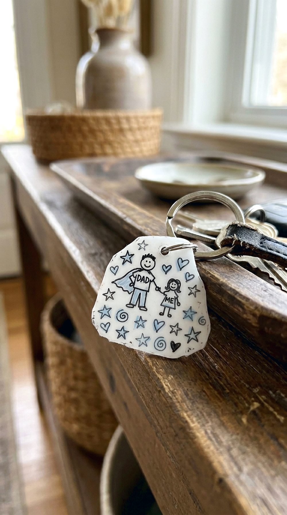 Shrinky Dink Keychain