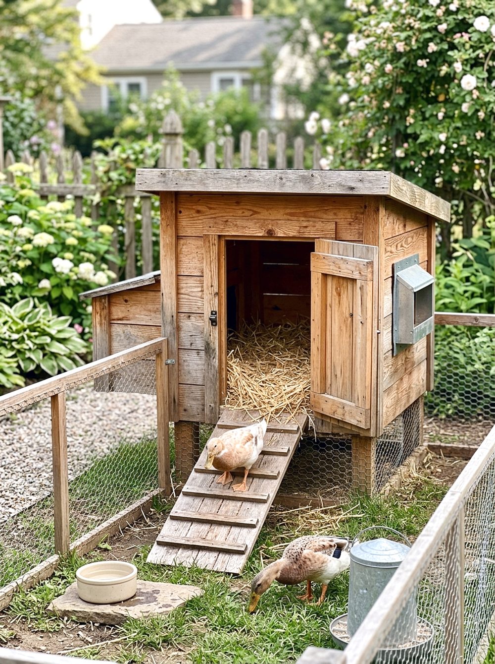 Simple Wooden Duck Coop