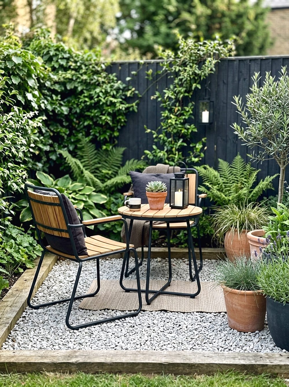 Small Gravel Seating Area