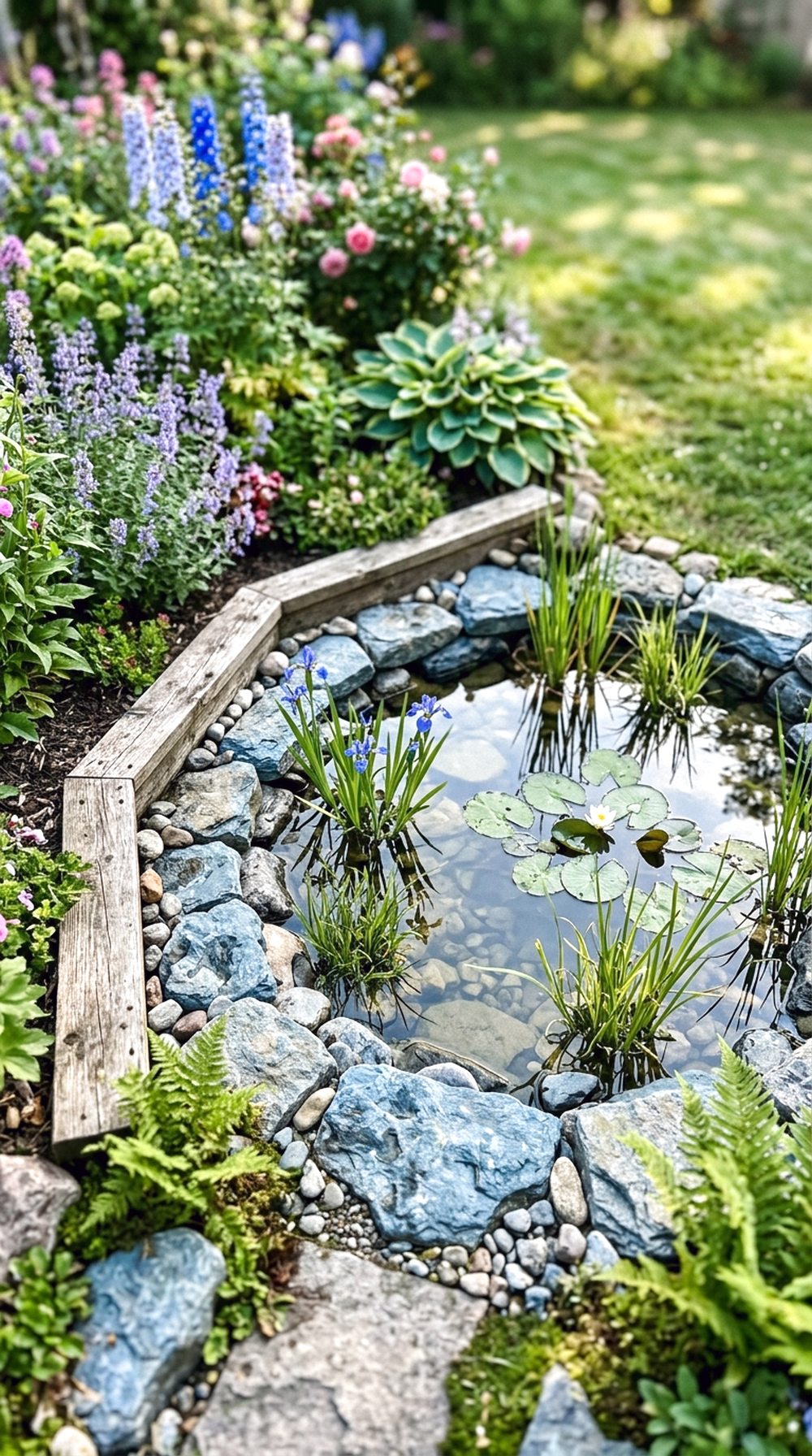 Small Pond Garden Corner