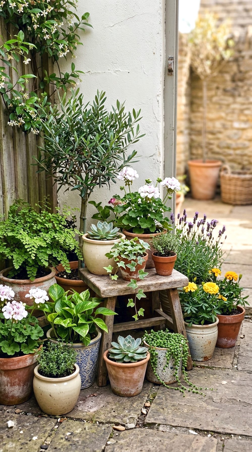Small Pot Cluster Garden