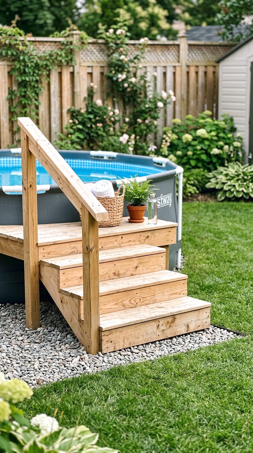 Small Side Deck With Steps