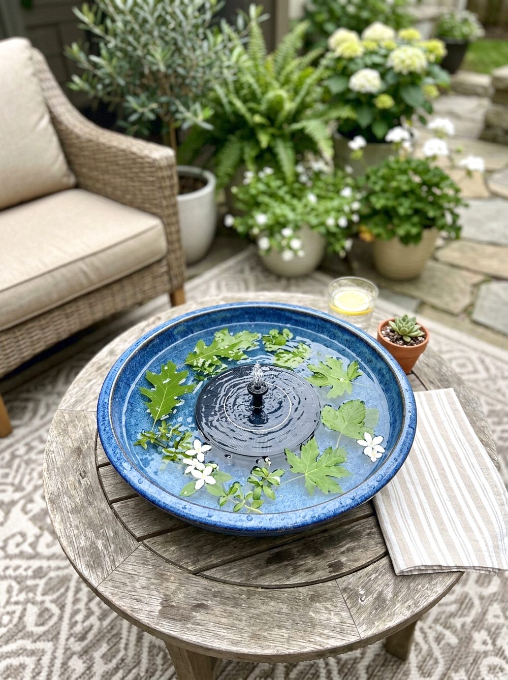 Solar Birdbath Fountain