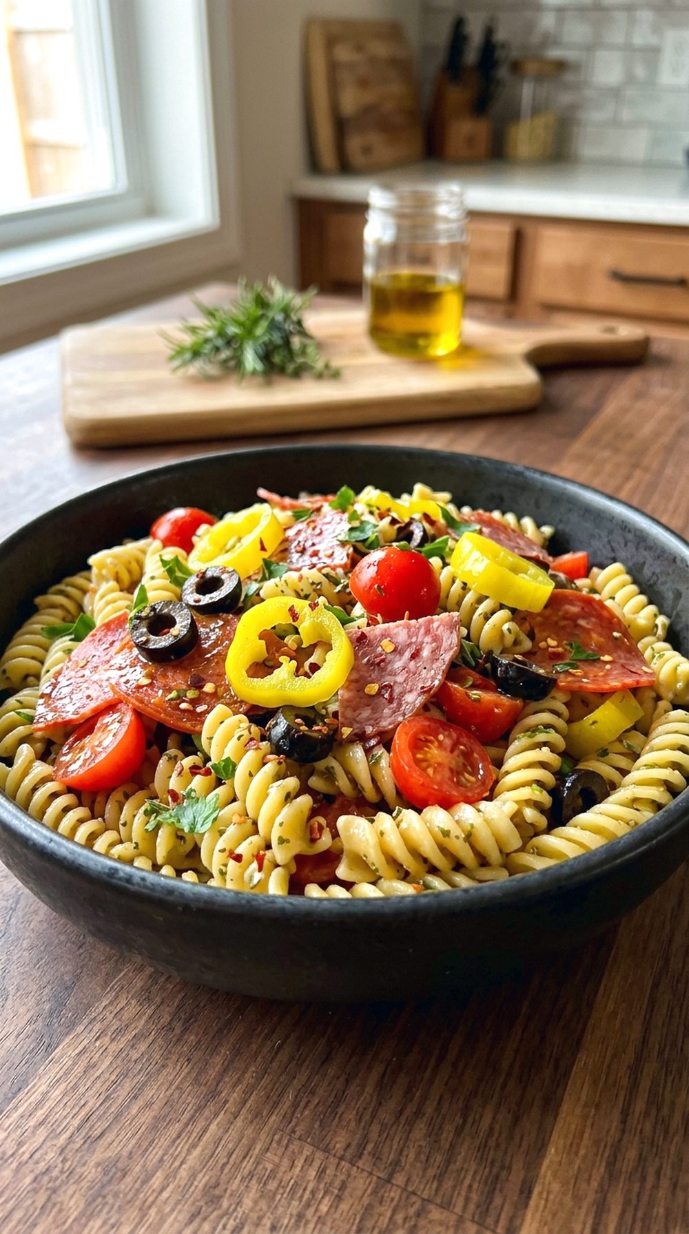 Spicy Olive Garden Pasta Salad