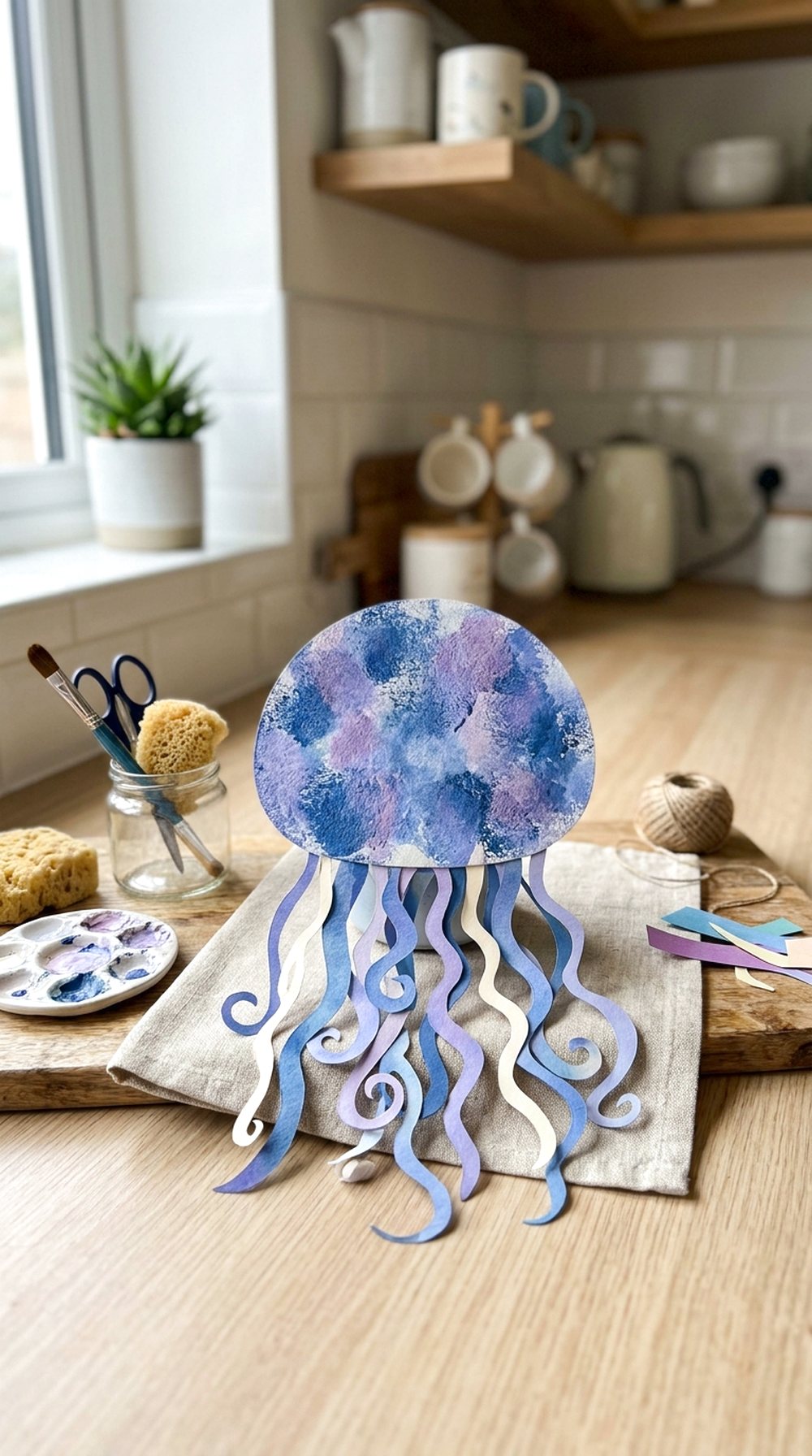 Sponge Paint Jellyfish