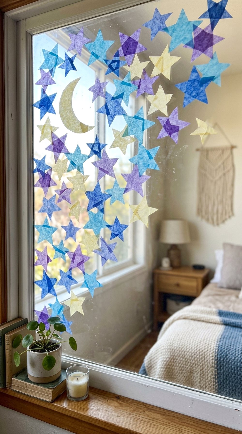 Starry Night Window Art