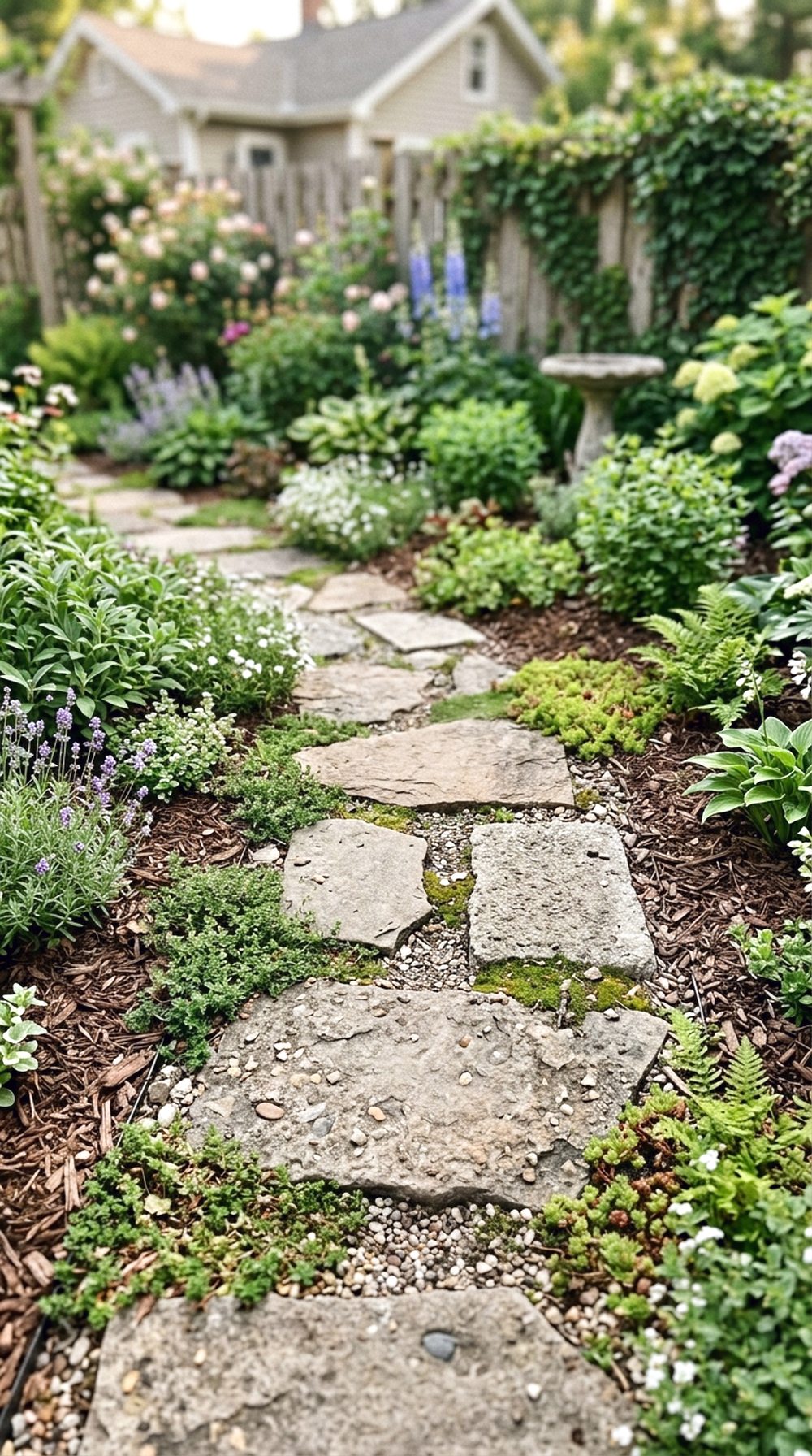 Stepping Stone Garden Path