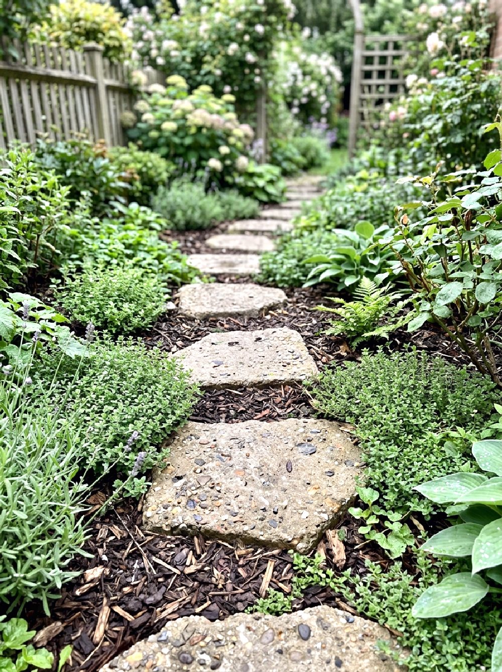 Stepping Stone Garden Path