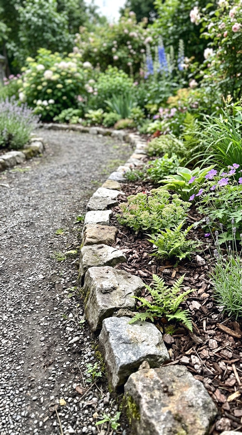 Stone Garden Edging