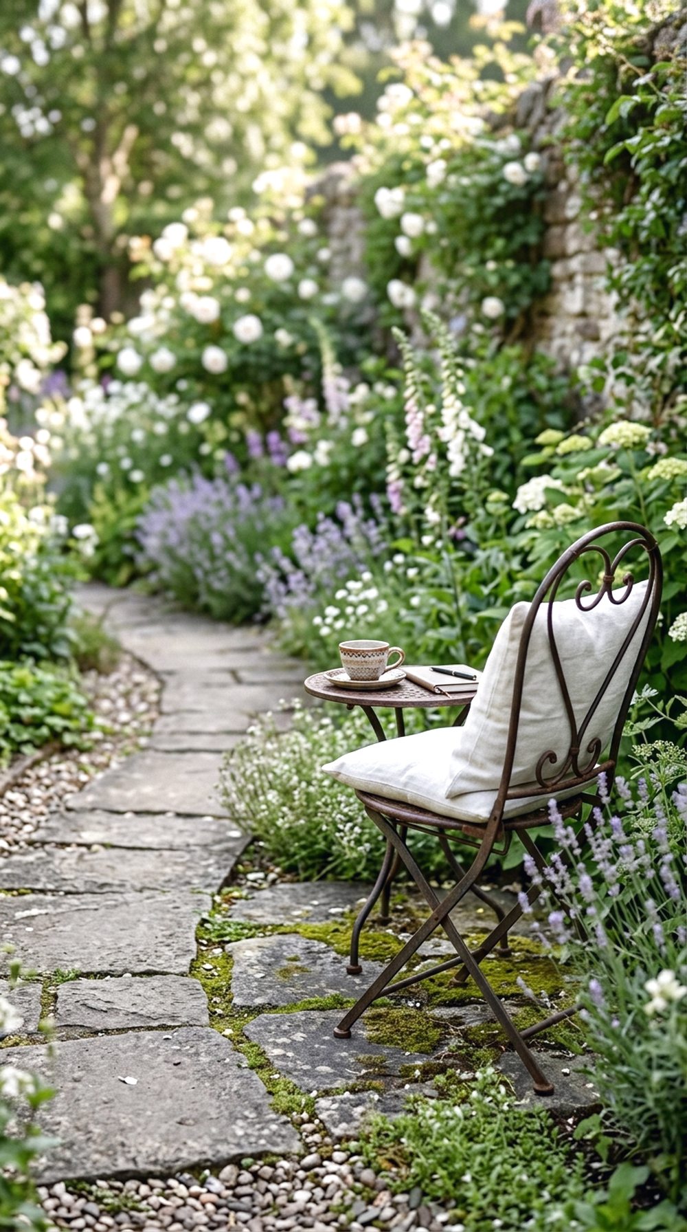 Stone Path Seating Spot