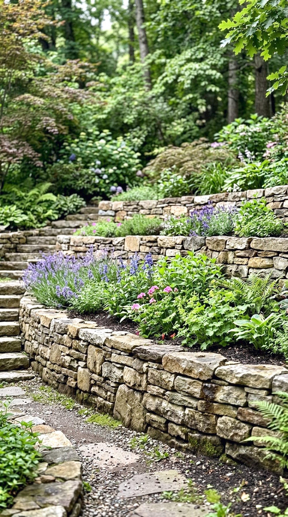 Stone Terrace Garden