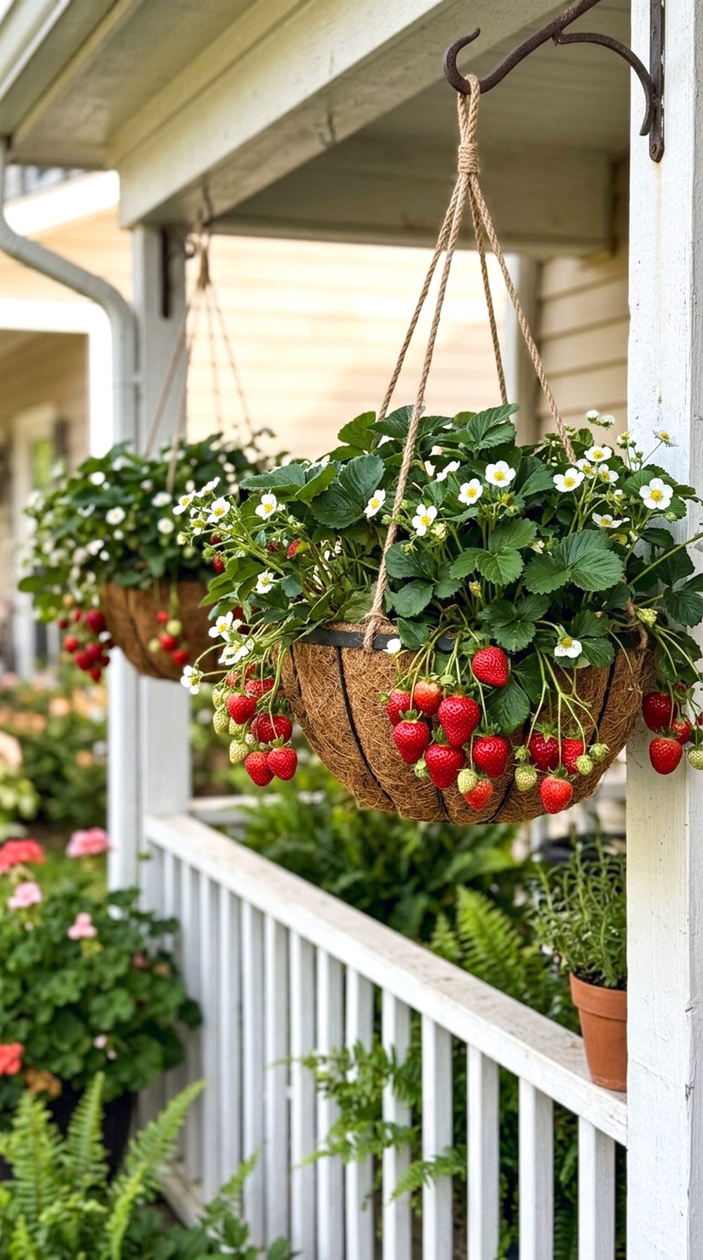 Strawberry Hanging Baskets