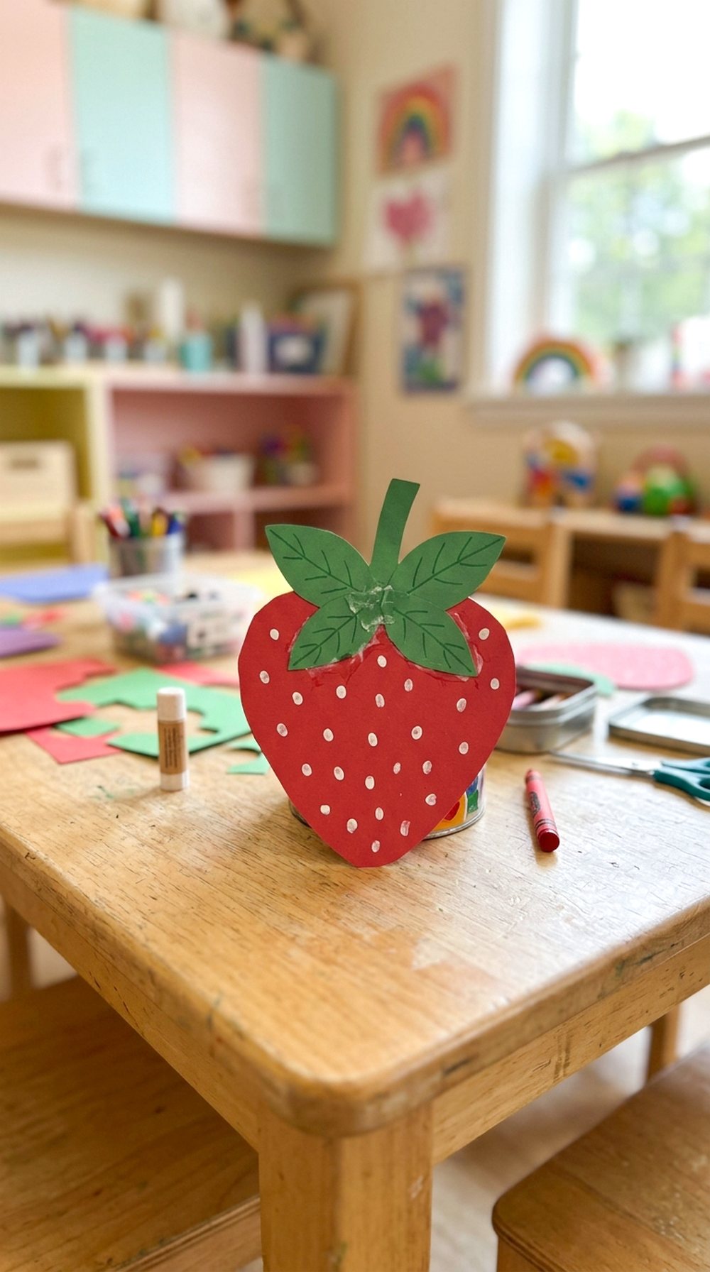 Strawberry Shape Craft