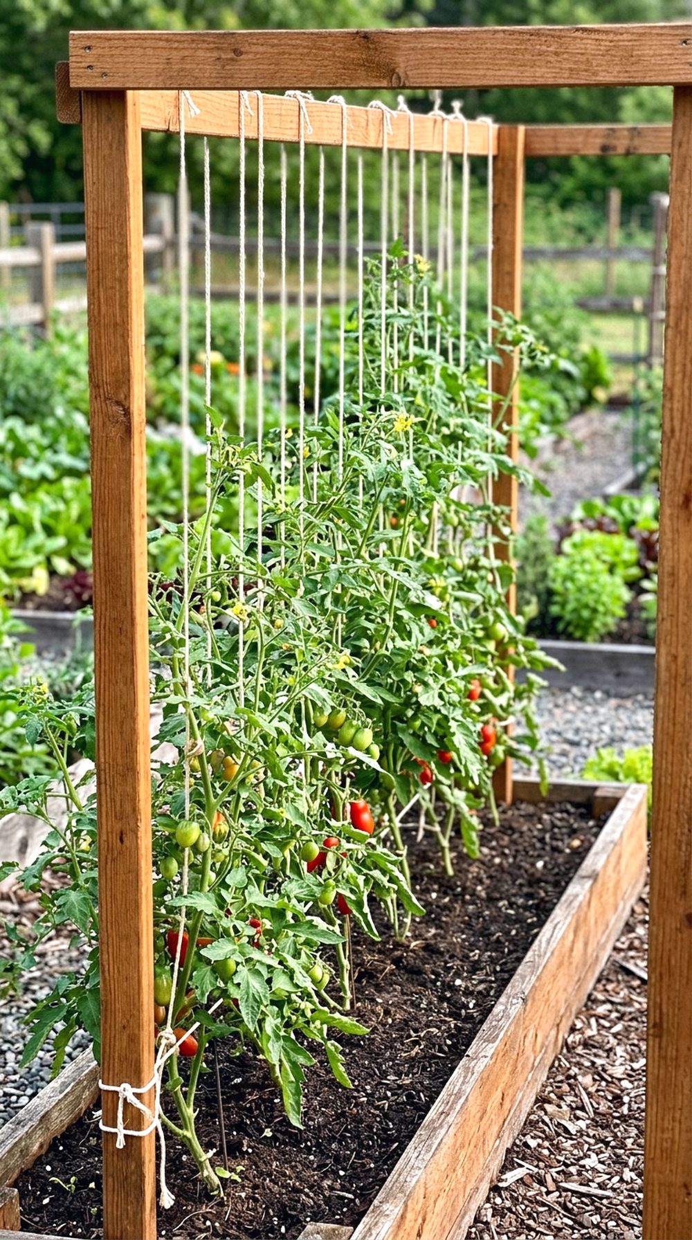 String Trellis Tomato Support
