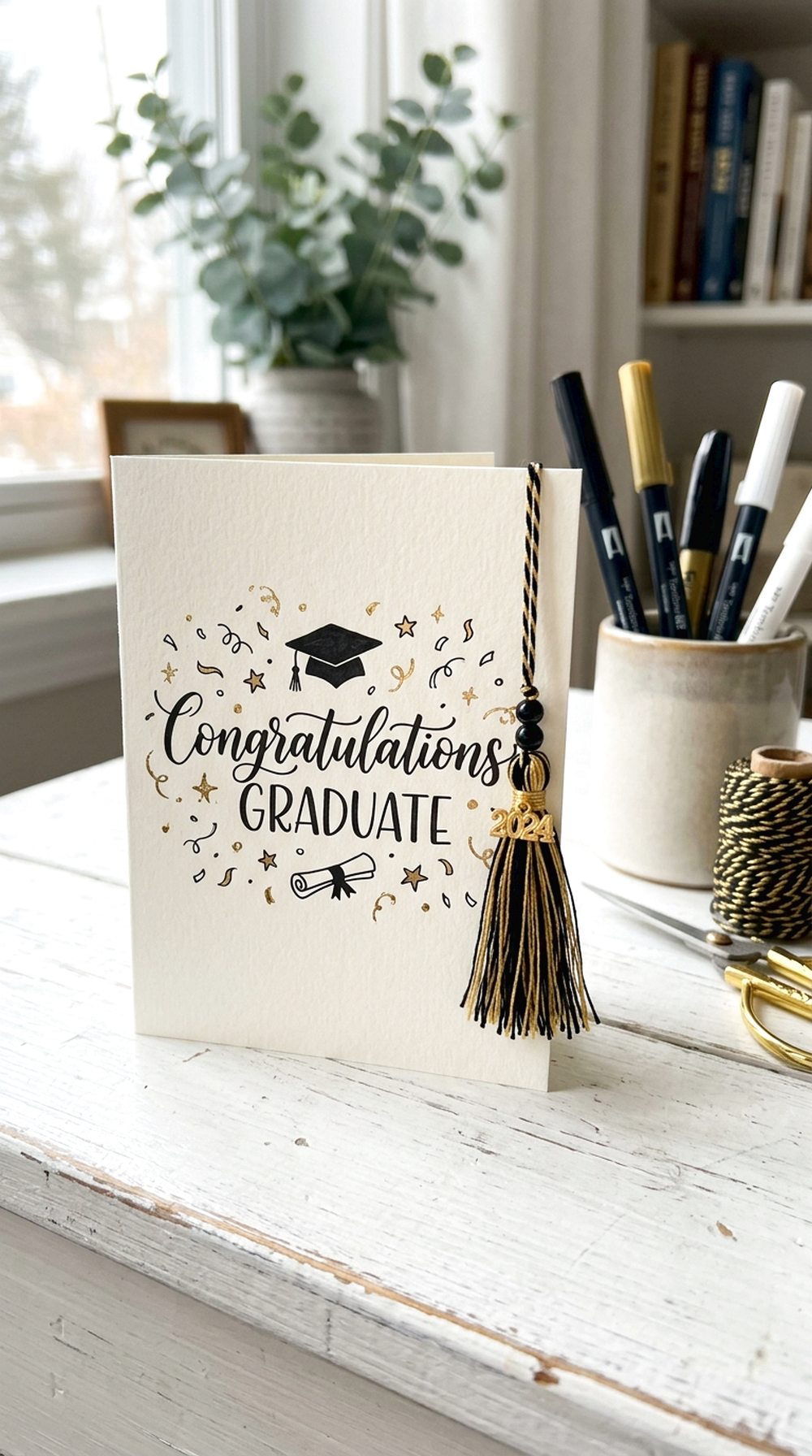 Tassel Embellished Card