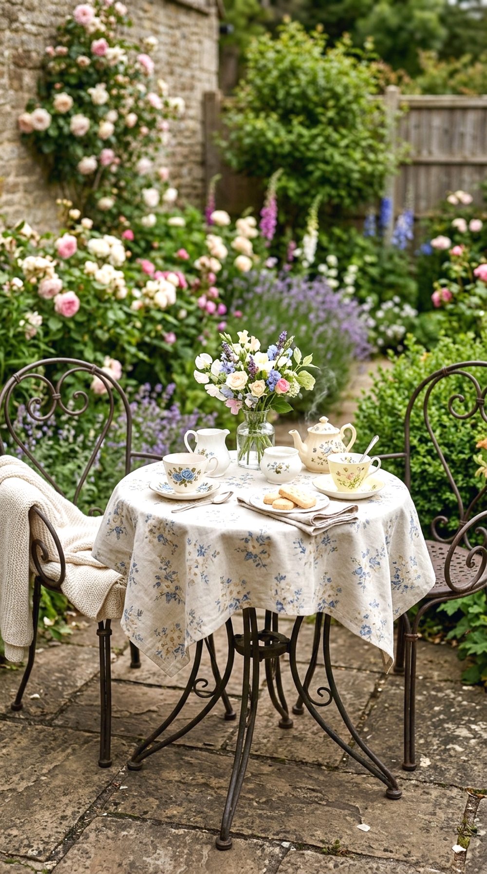 Tea Table in the Garden