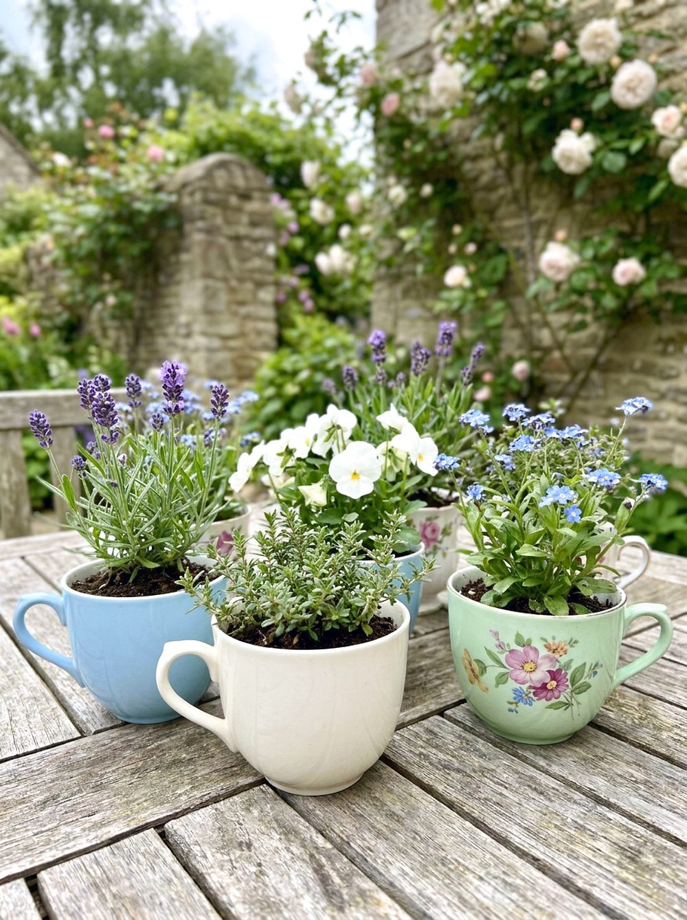 Teacup Flower Planters