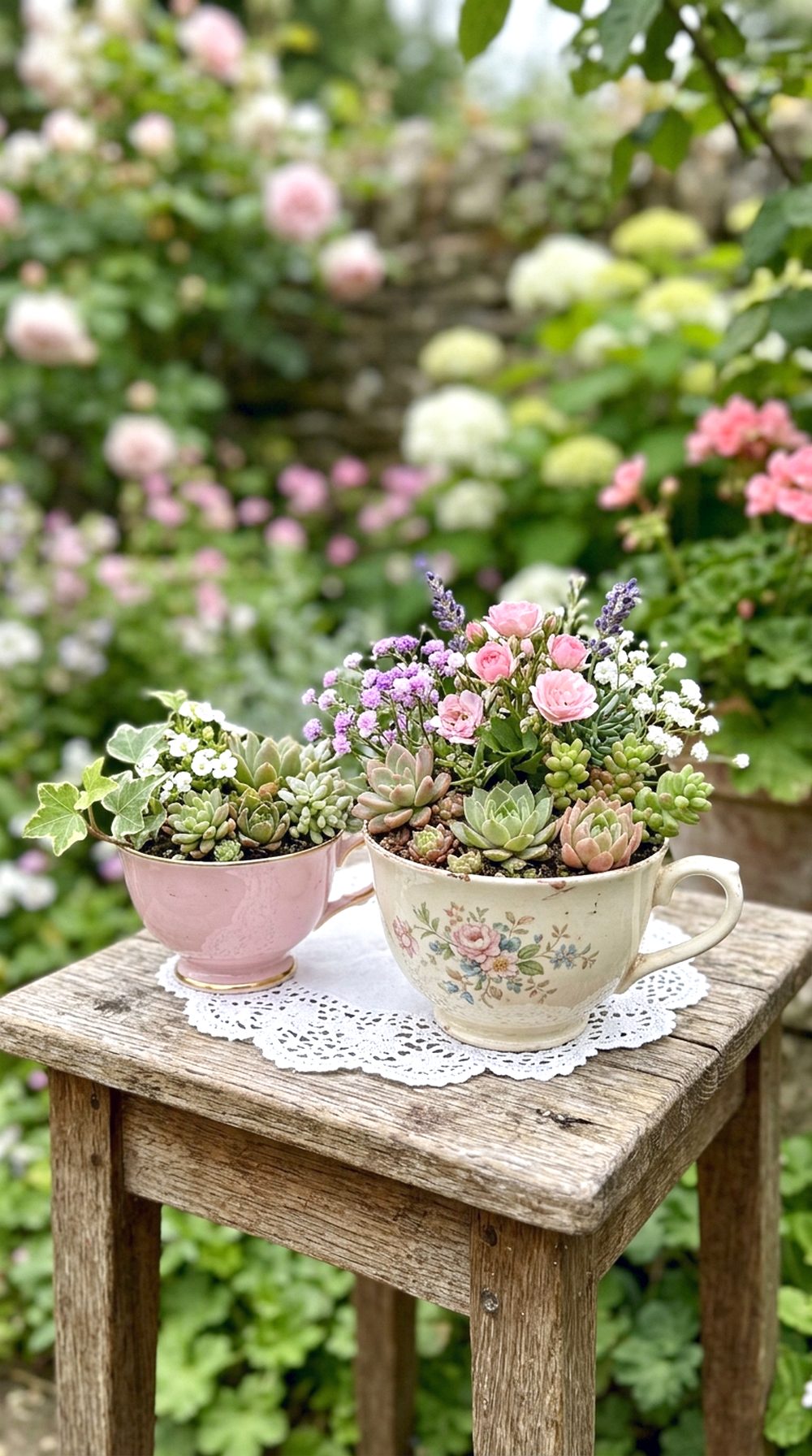 Teacup Flower Planters