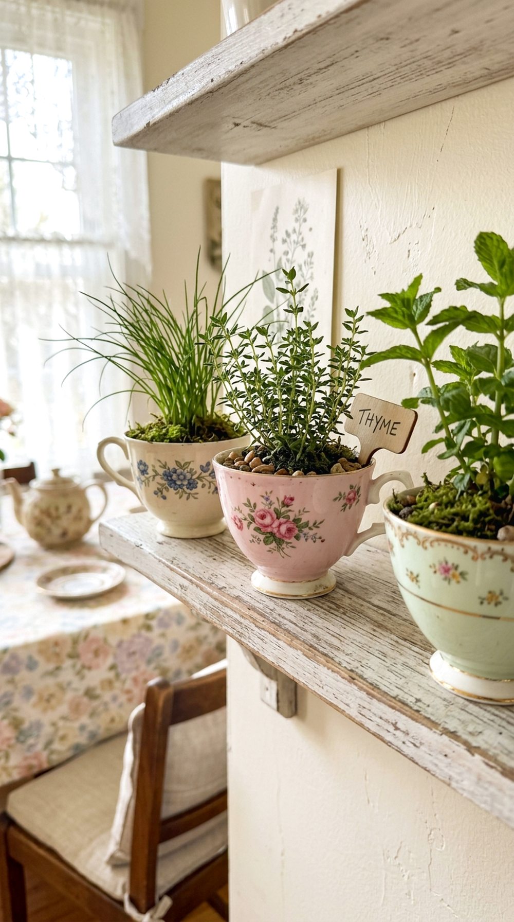Teacup Herb Planters