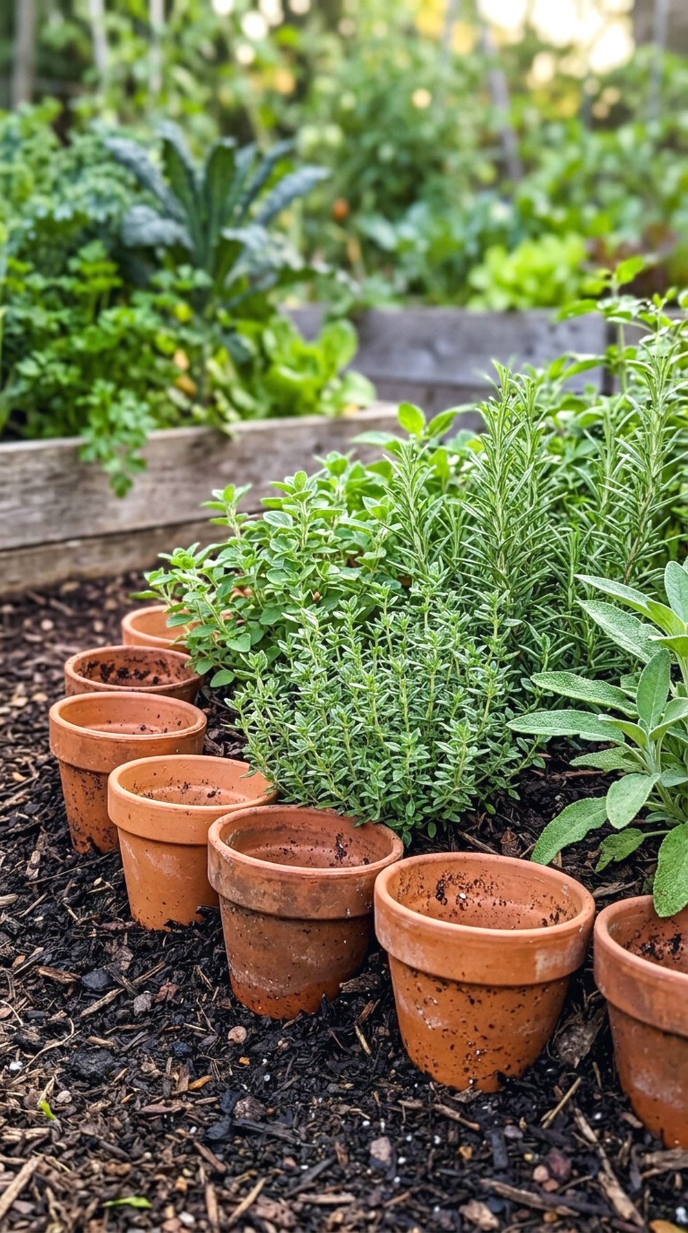 Terracotta Pot Border