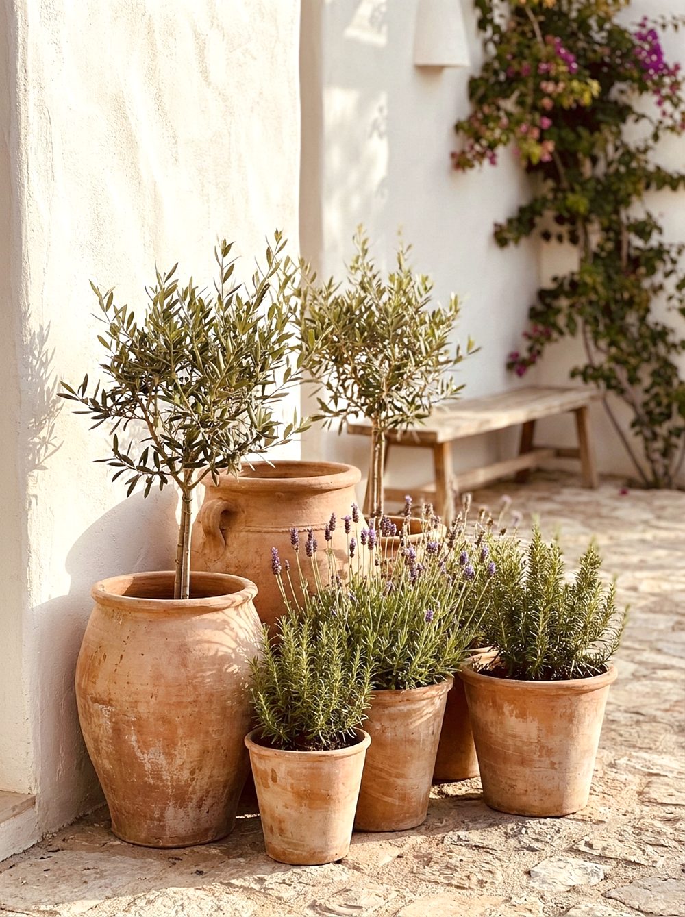 Terracotta Pot Corner