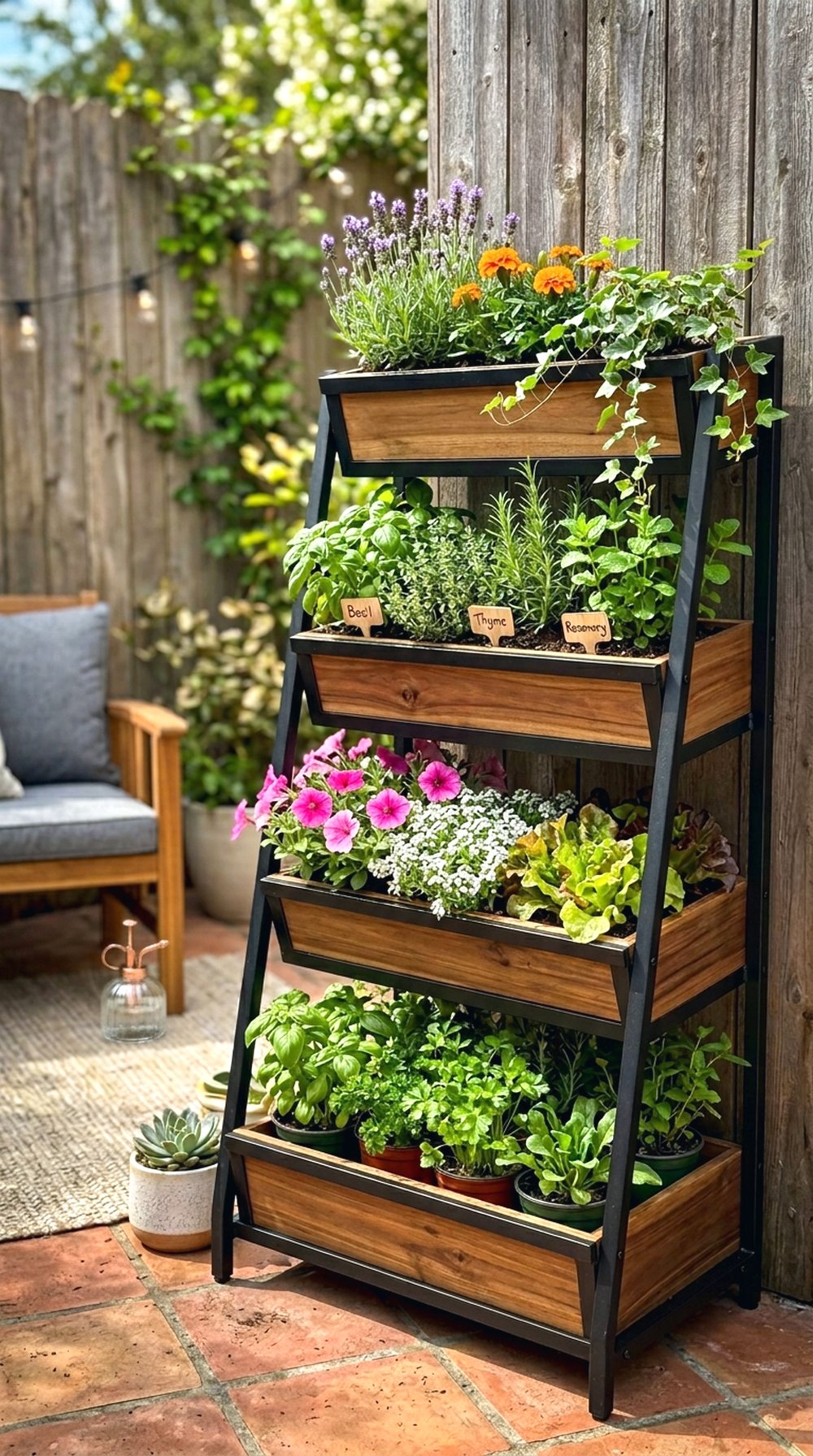 Tiered Container Garden