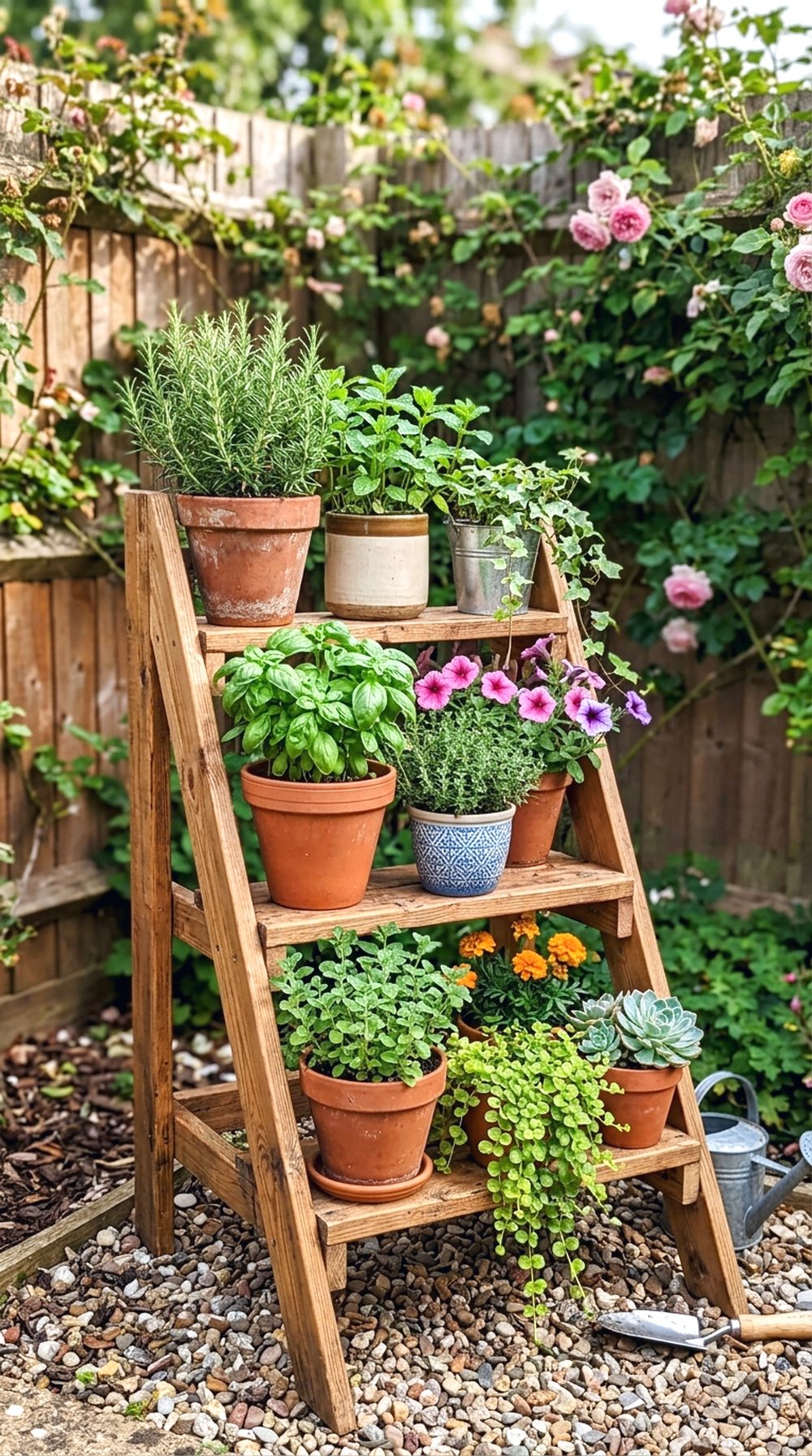 Tiered Corner Plant Stand