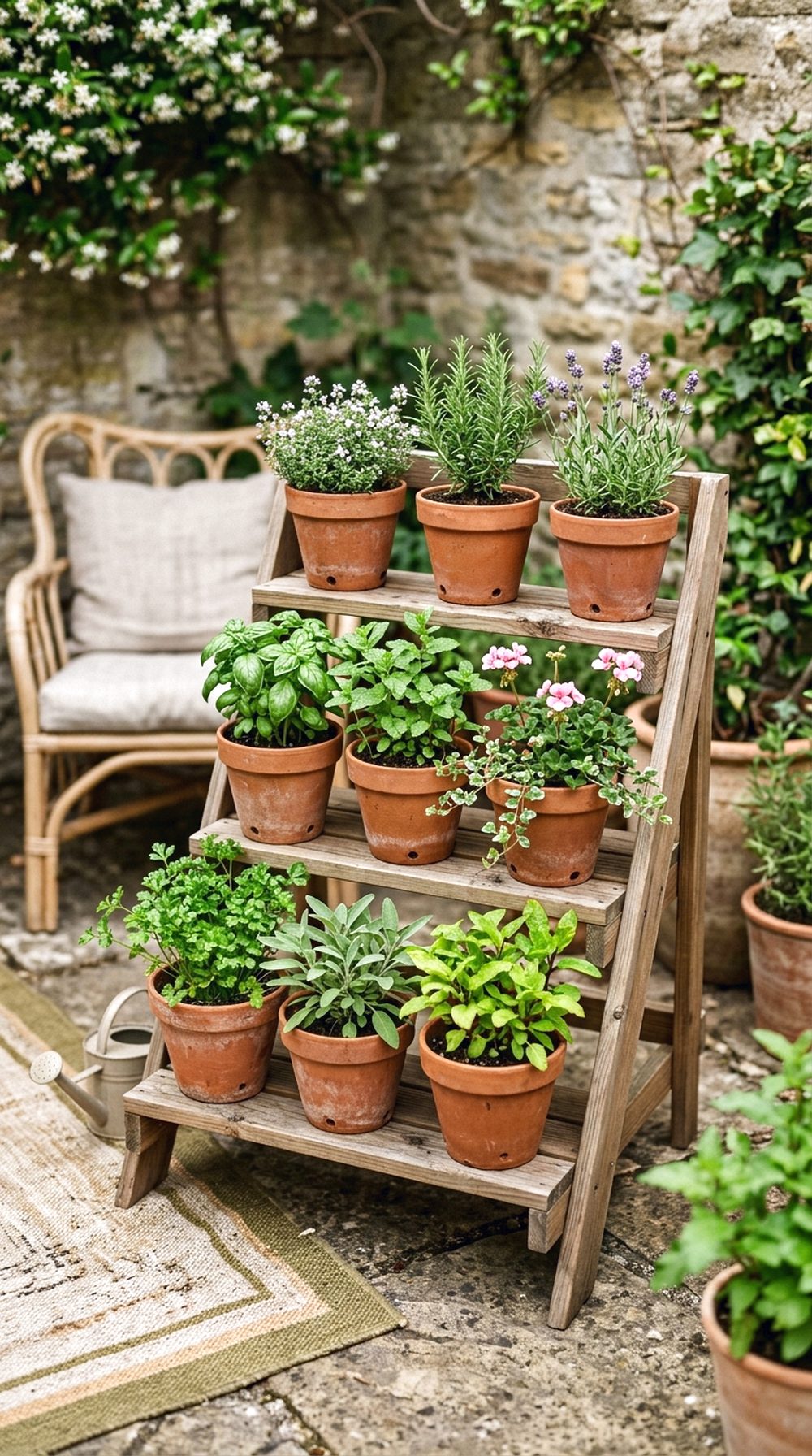 Tiered Pot Garden Stand