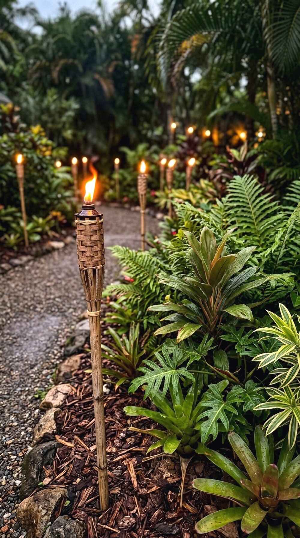 Tiki Torch Border